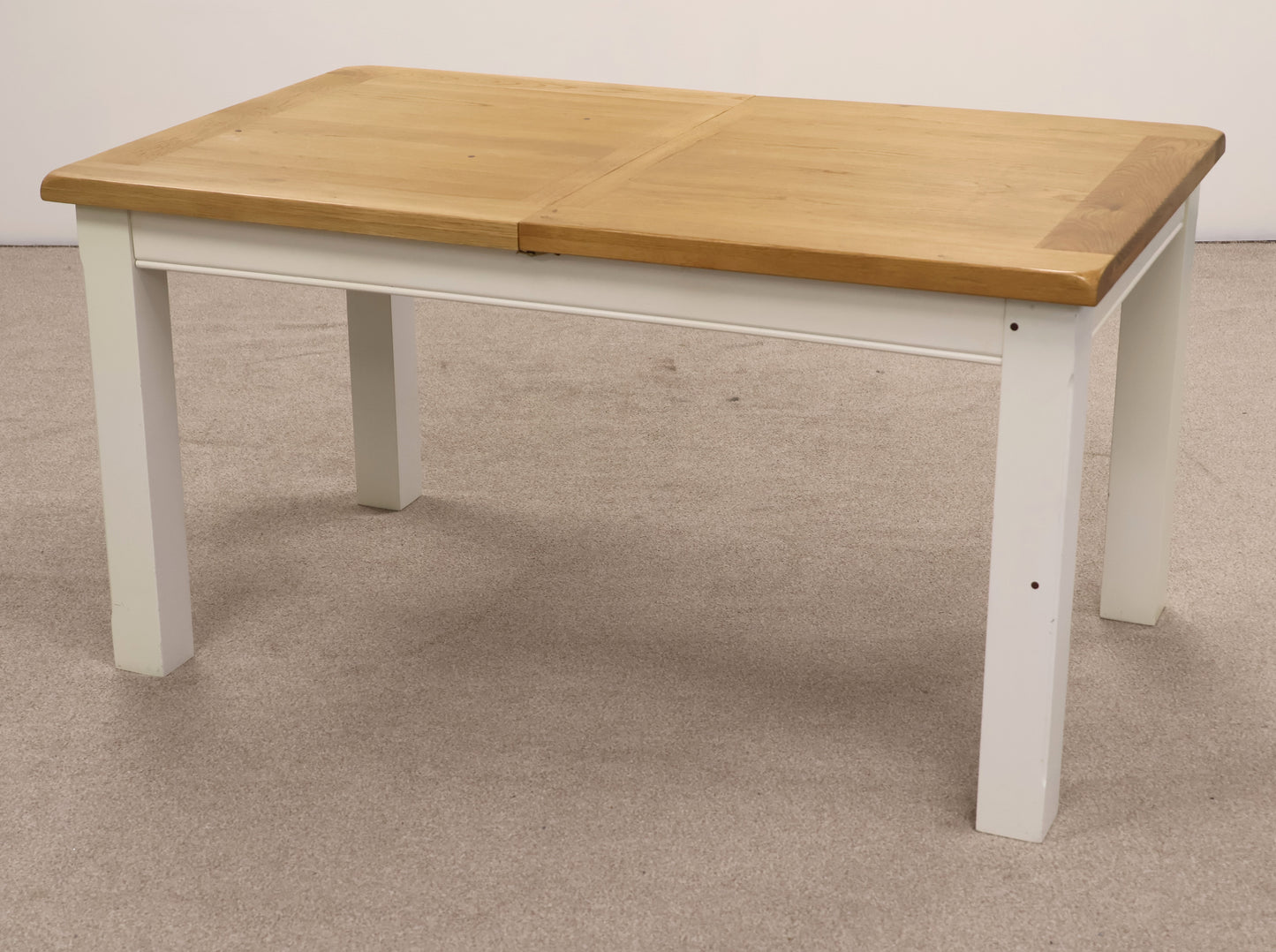Oak Dining Table and Six Chairs