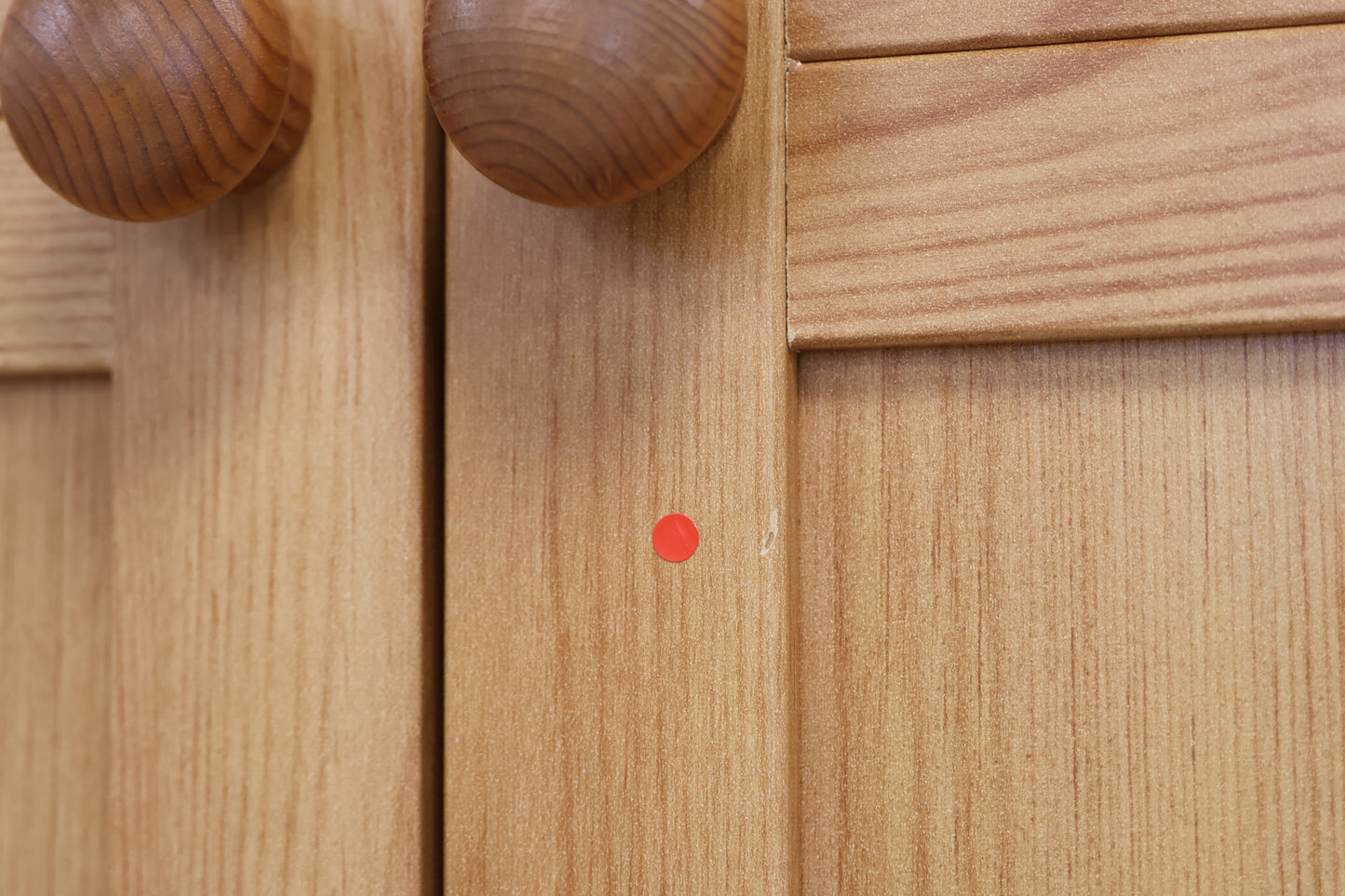 Pine Effect Double Wardrobe by Alstons Furniture