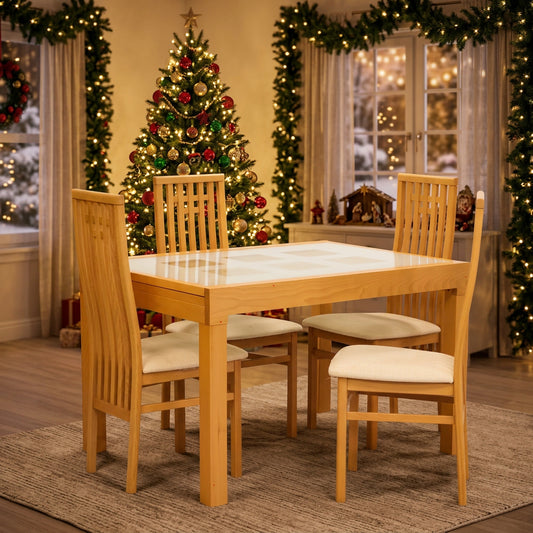 Beechwood Dining Table and Chairs
