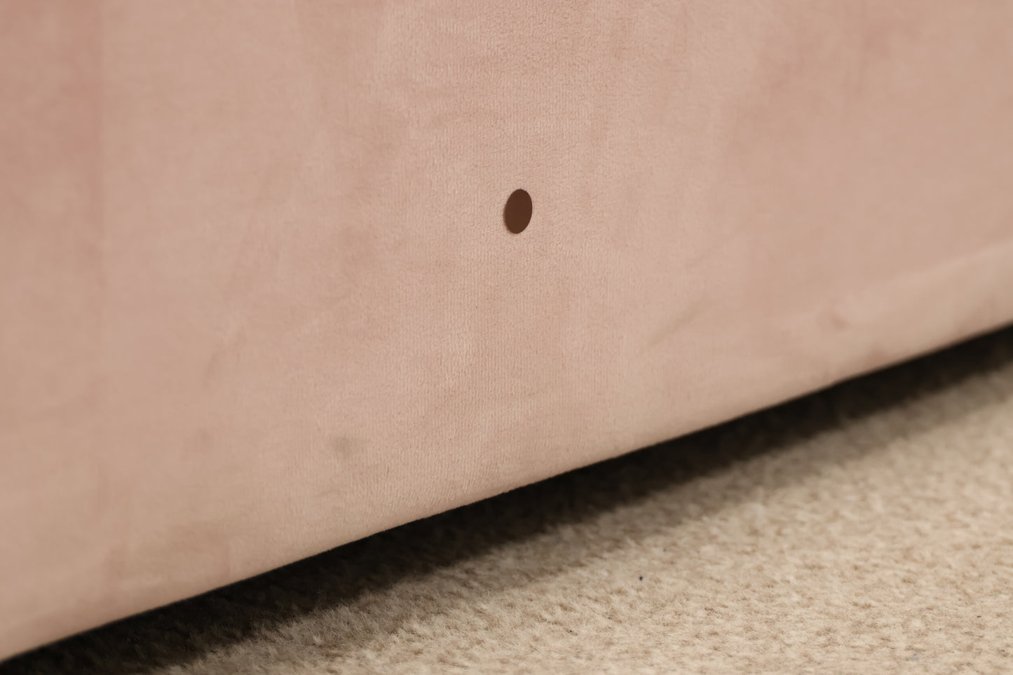 Pink Plush King-size Bed
