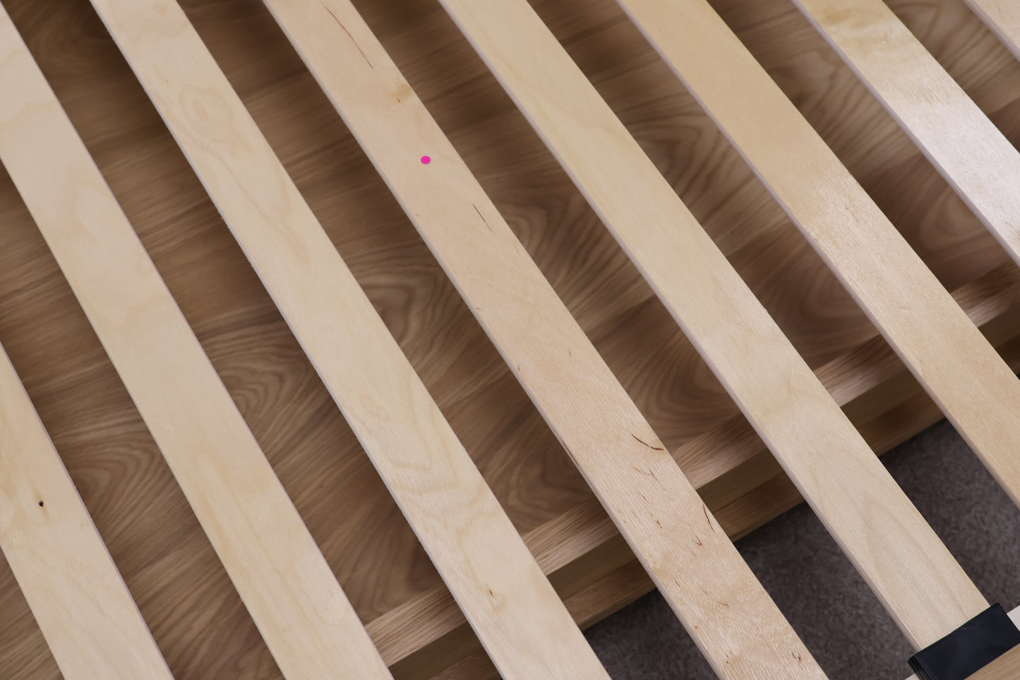 Oak Single Bed with Sanitised Mattress