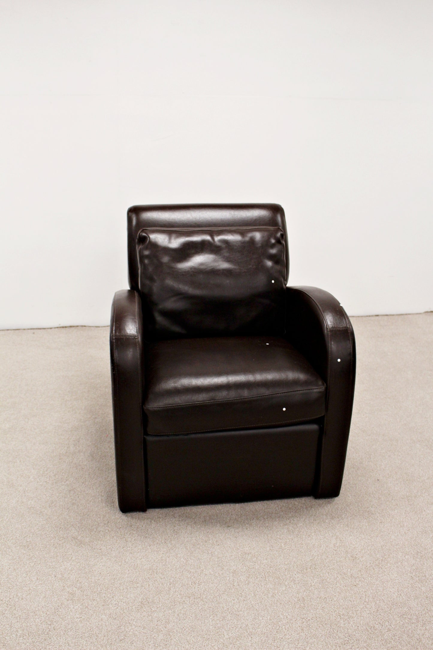 Dark Brown Leather Chair