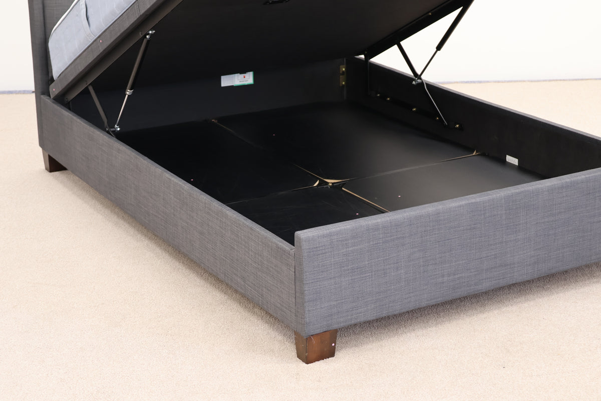 Double Bed with Mattress and Storage