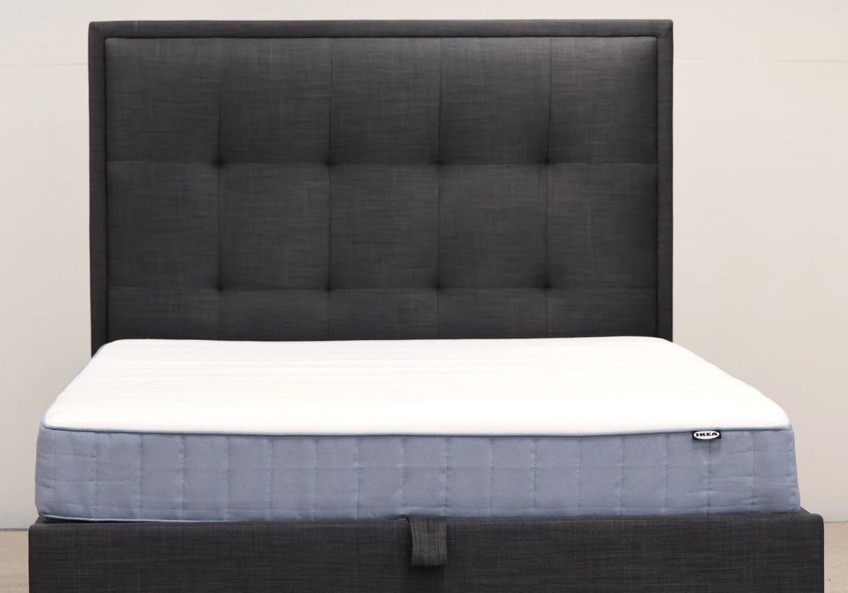 Double Bed with Mattress and Storage