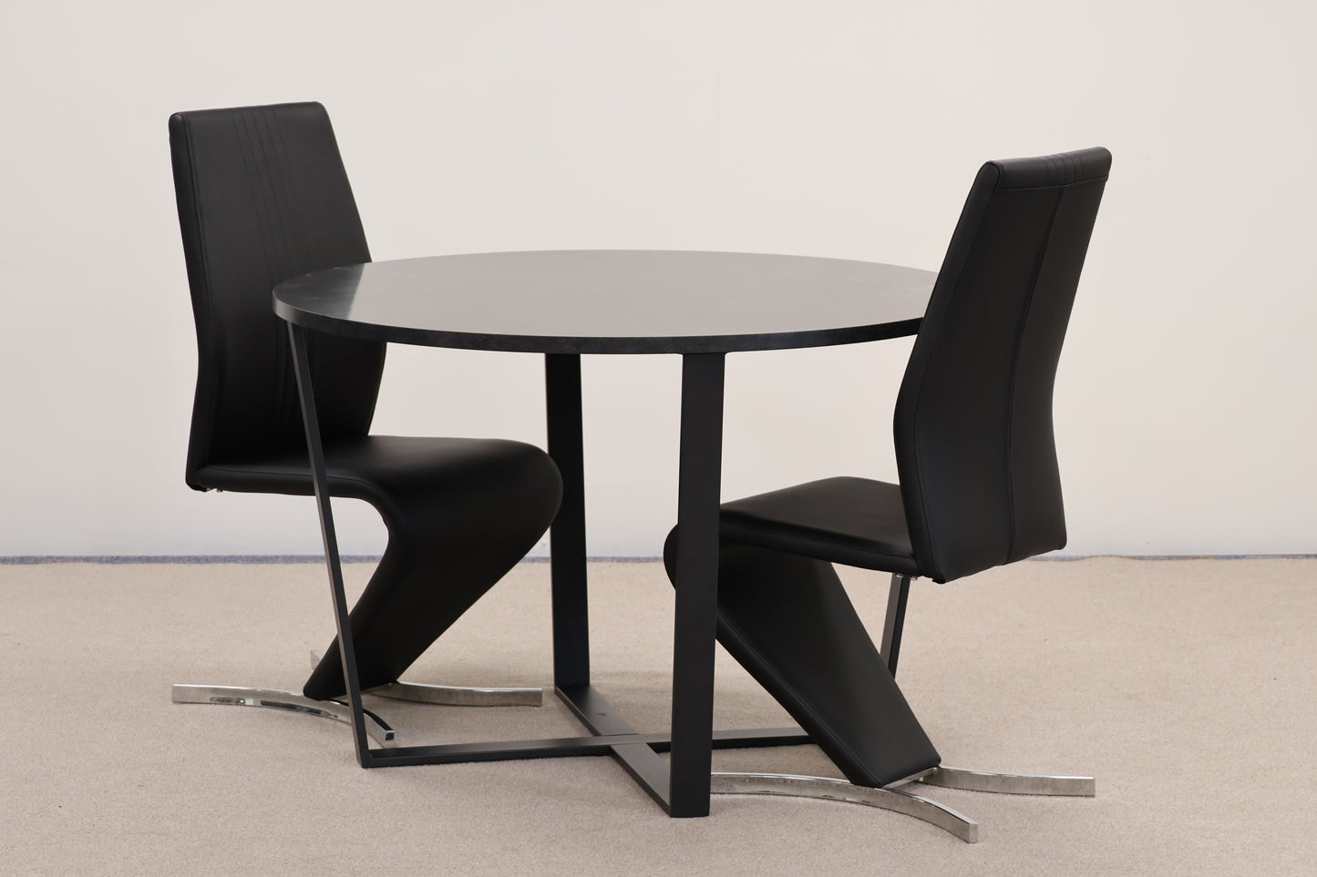 Circular Table and Chairs