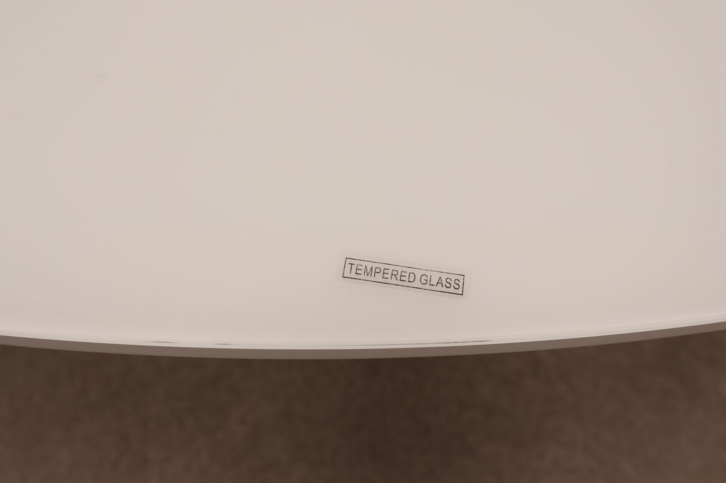 White Glass Coffee Table