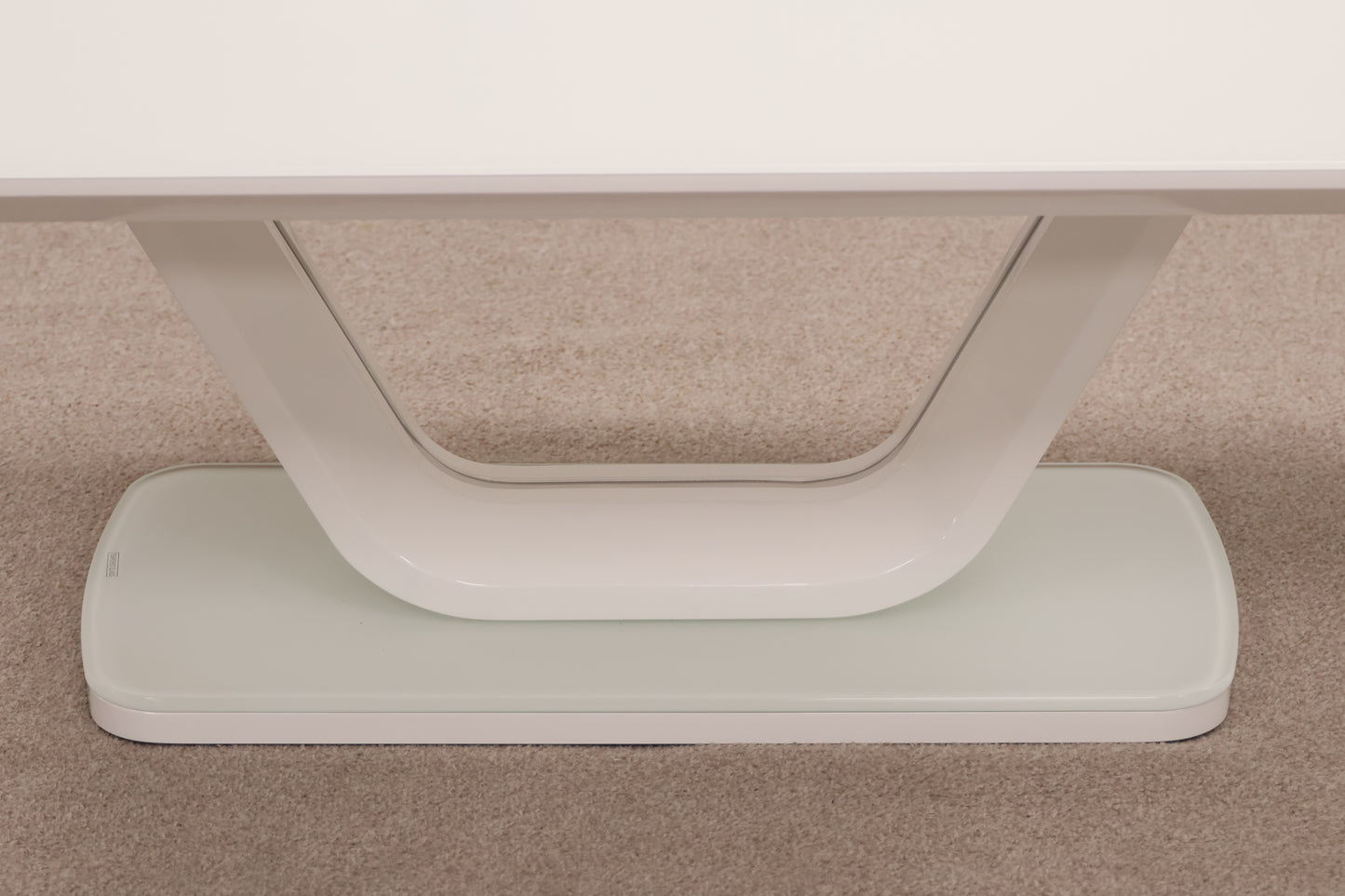 White Glass Coffee Table
