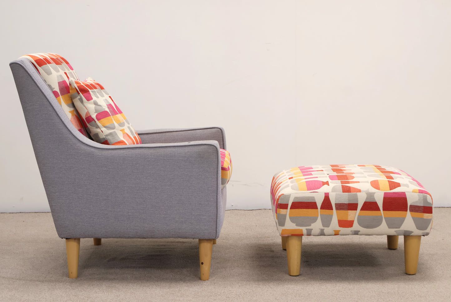 Occasional Chair and Footstool