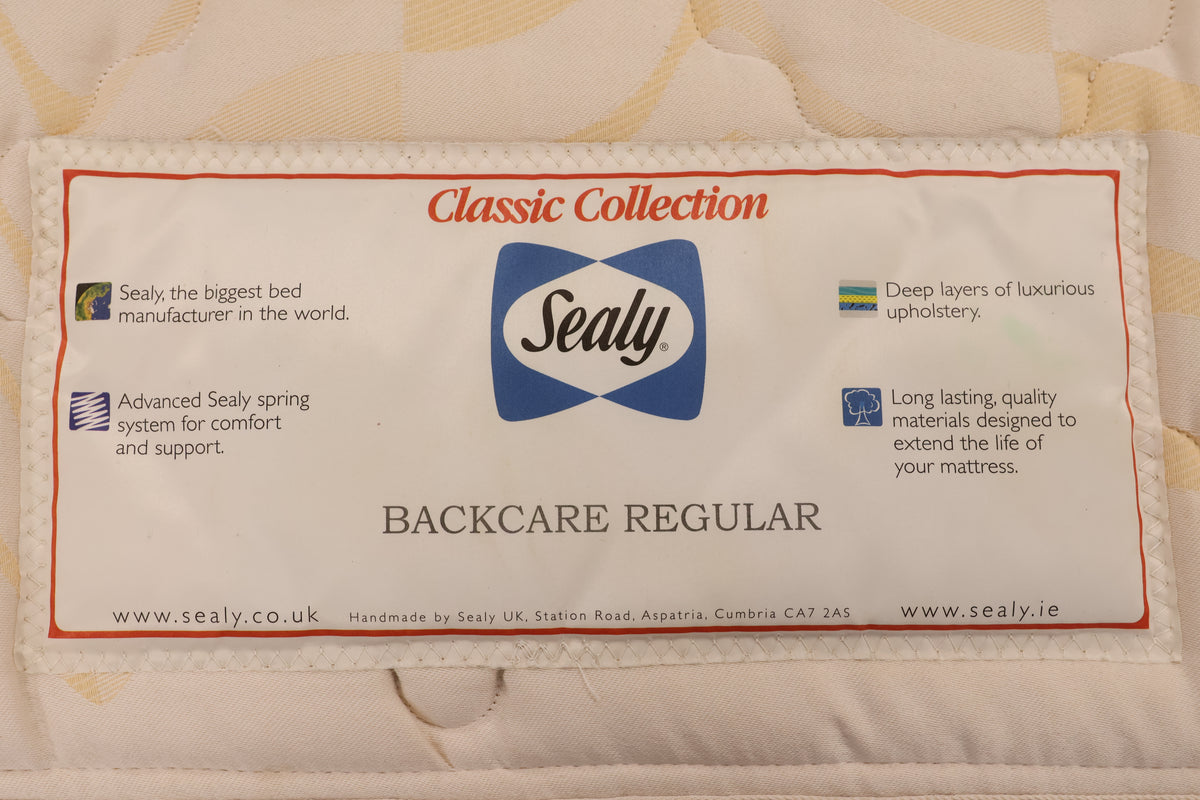 King Size Bed with Mattress by Sealy