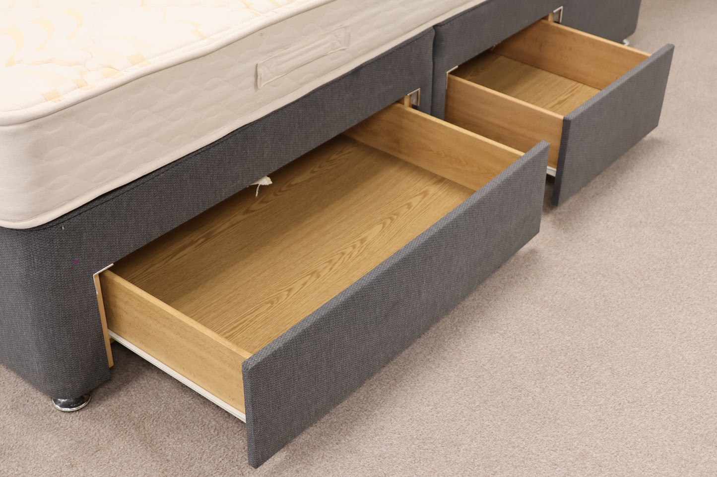 King Size Bed with Mattress by Sealy