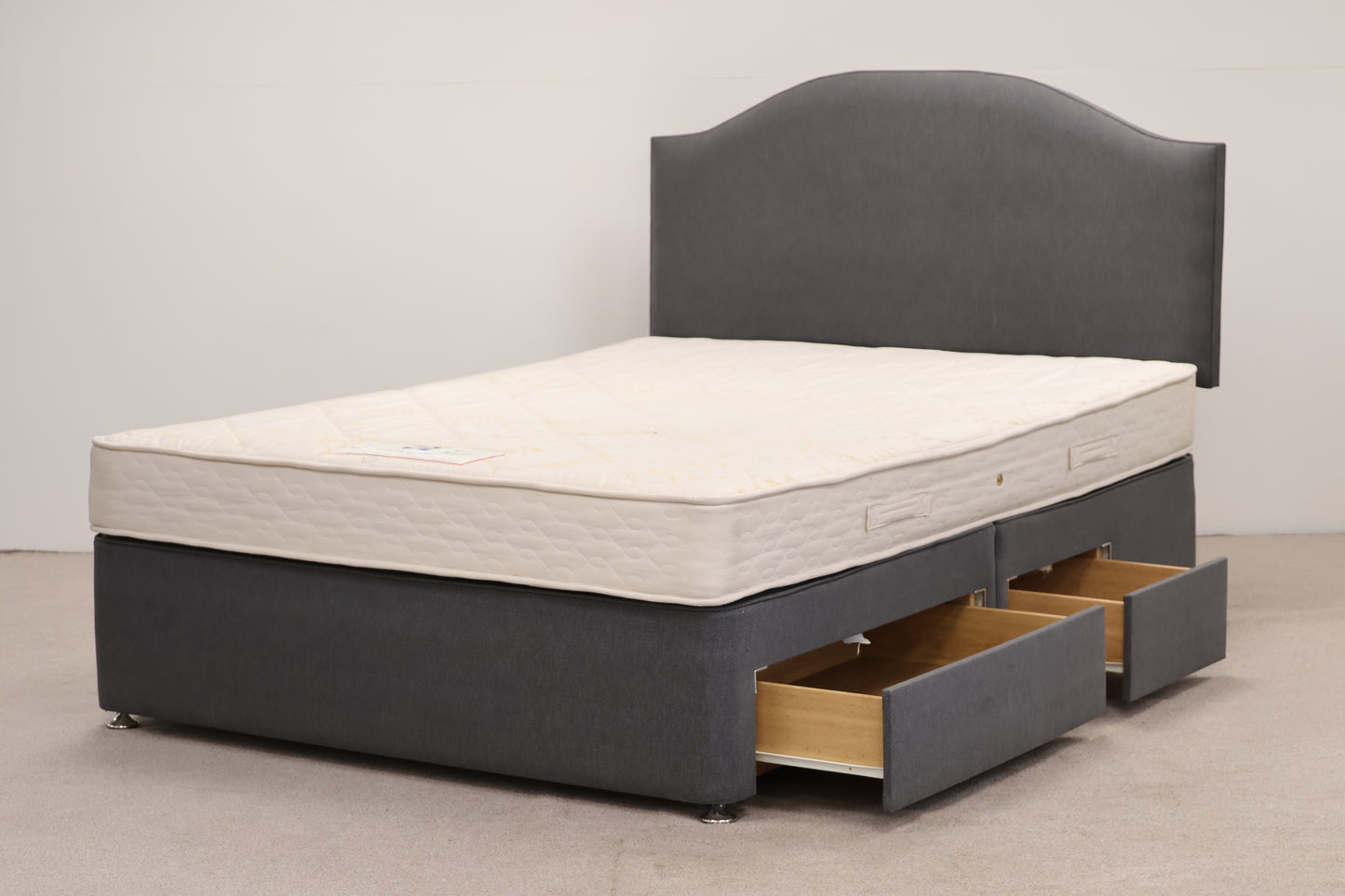 King Size Bed with Mattress by Sealy