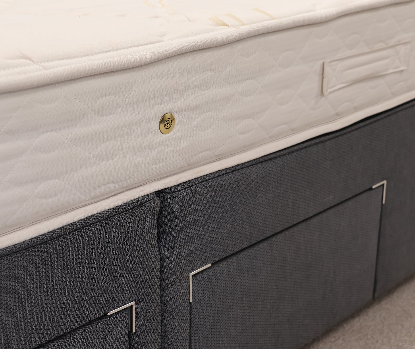 King Size Bed with Mattress by Sealy
