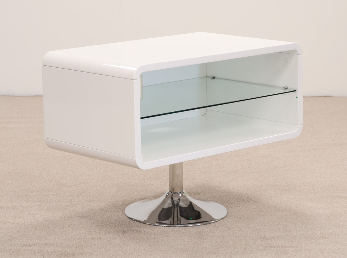 White Modern TV Stand / Entertainment Unit