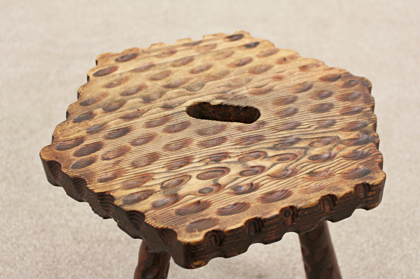 Wooden Carved Stool