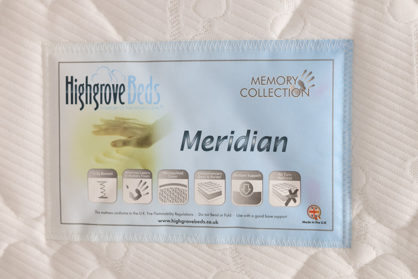 Sanitised Single Mattress