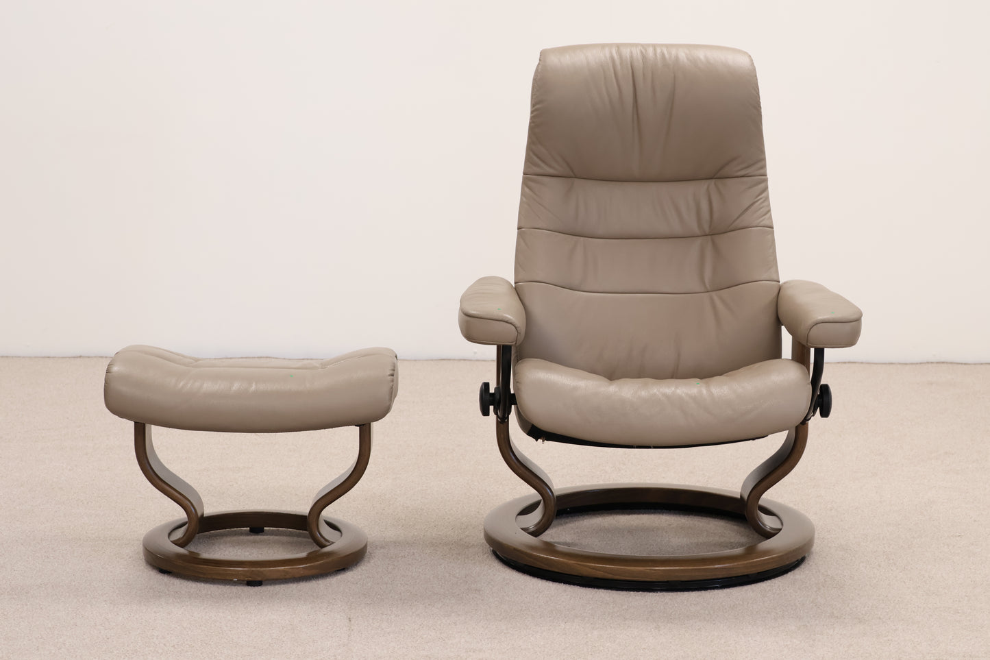 Armchair by Stressless with Matching Footstool