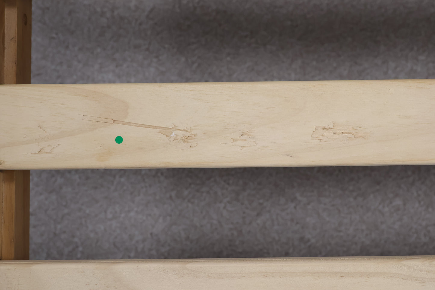 Oak Double Bed with Memory Foam Mattress