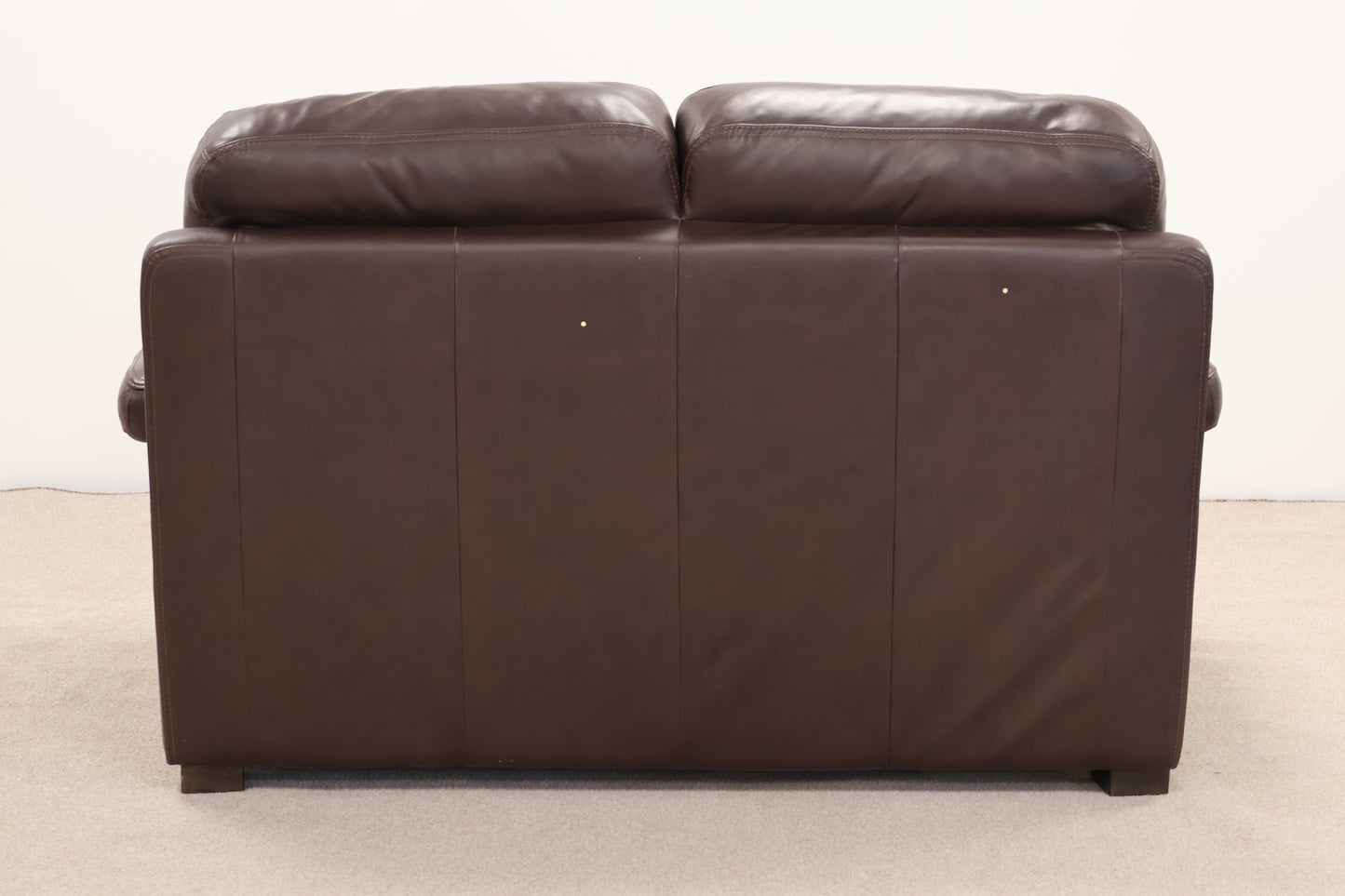 Brown Leatherette Sofa