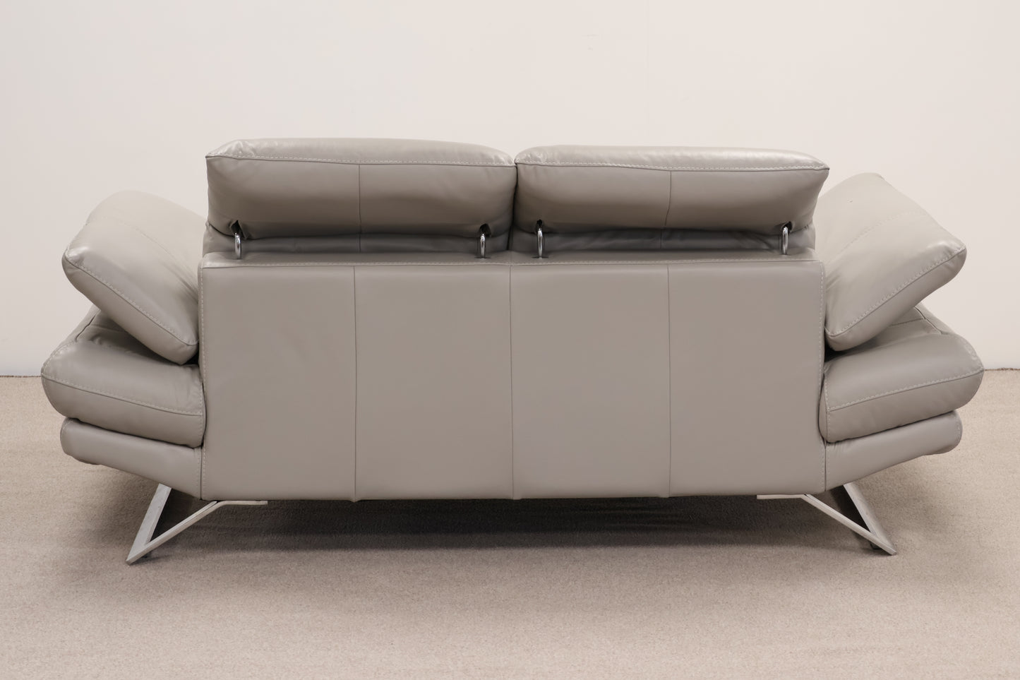 Grey Leather Sofa