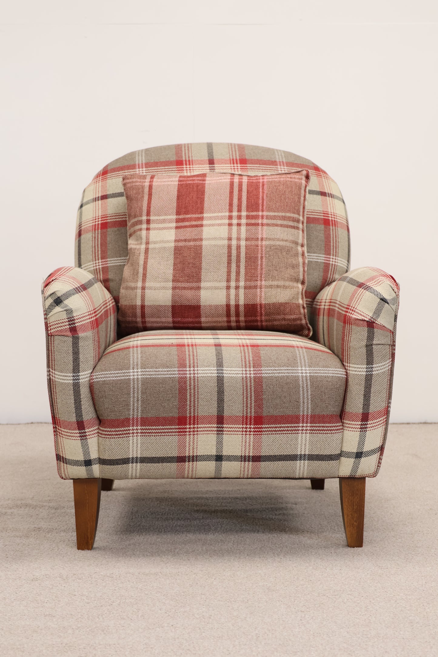 Armchair with 'Balmoral Check Pattern'
