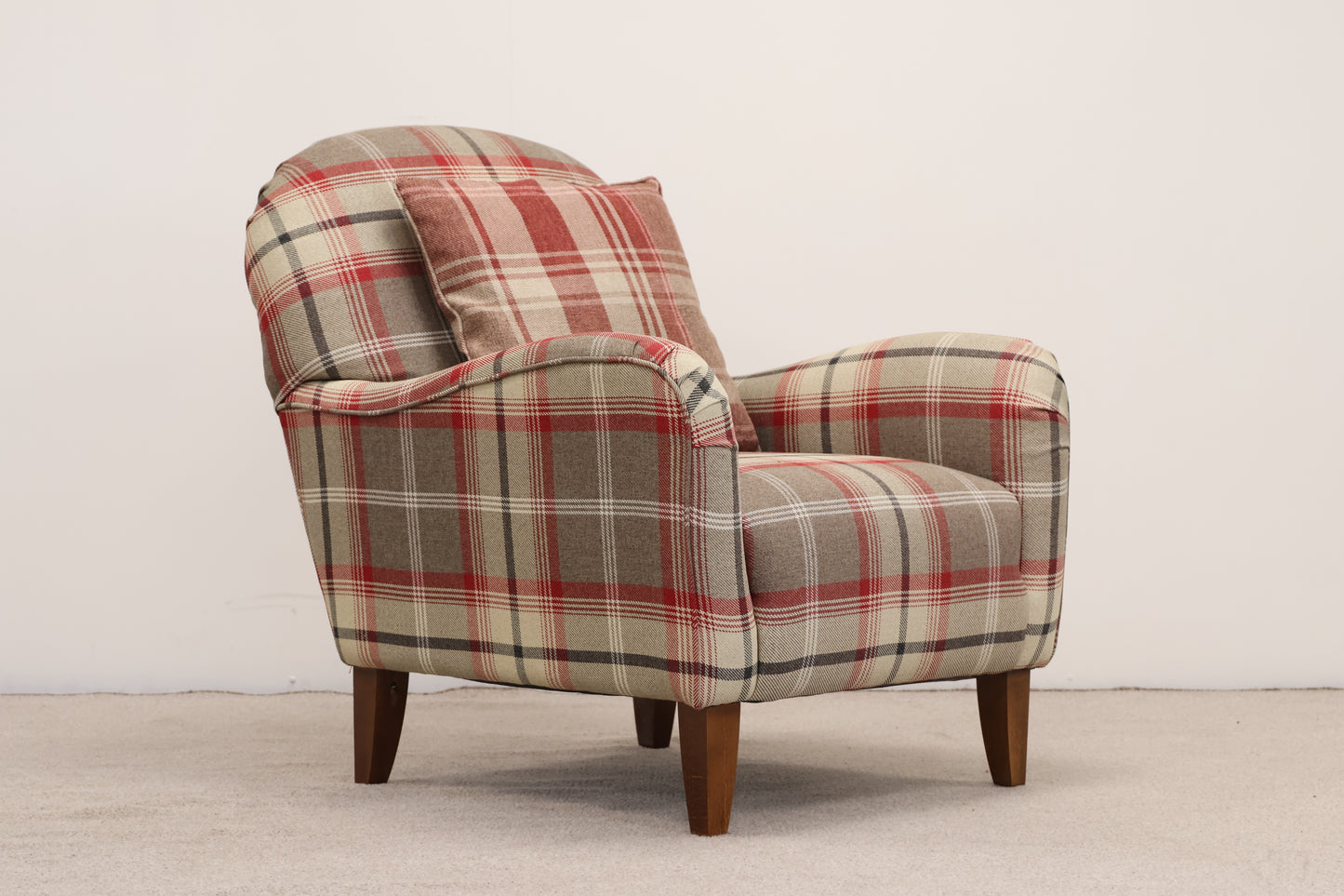 Armchair with 'Balmoral Check Pattern'