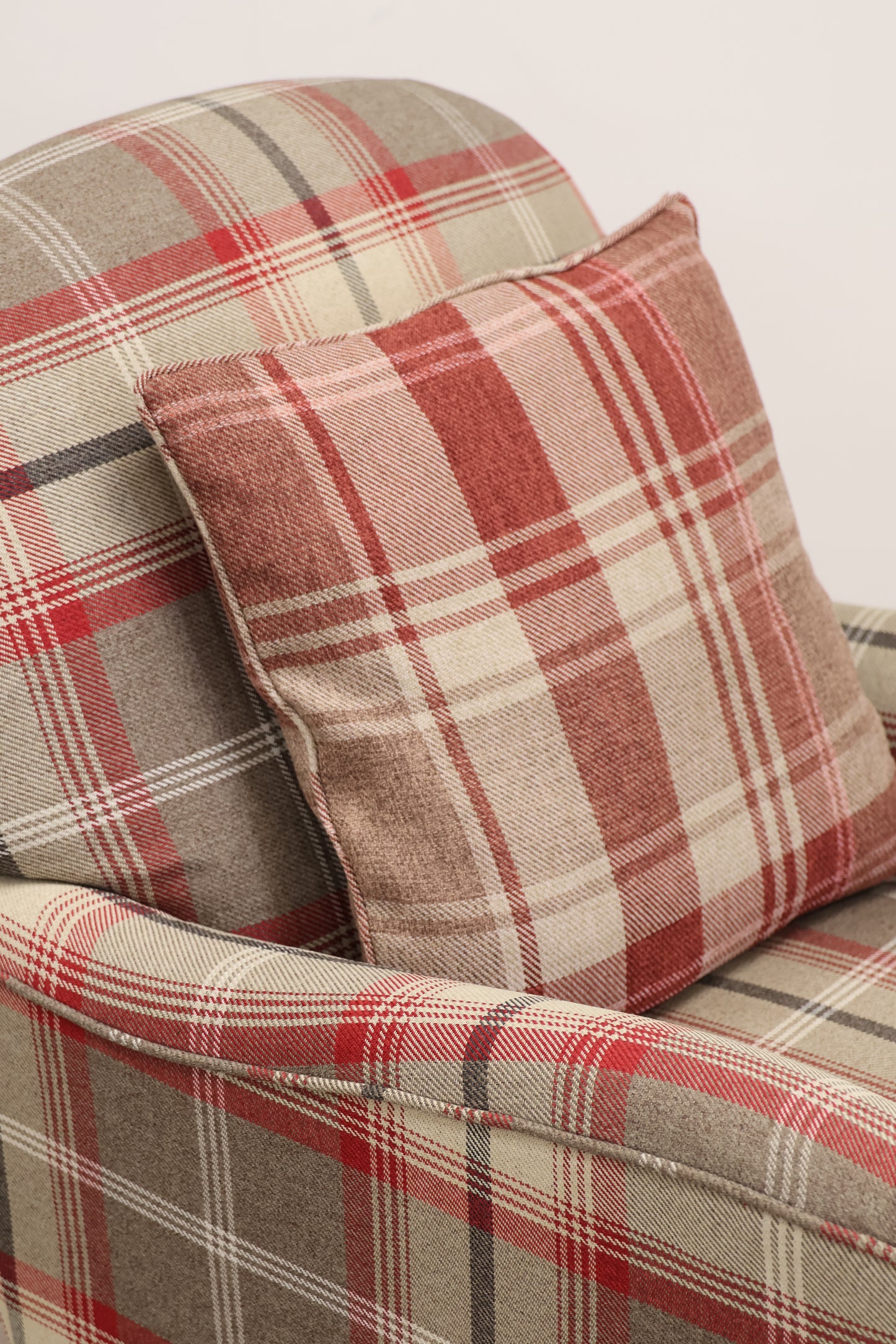 Armchair with 'Balmoral Check Pattern'