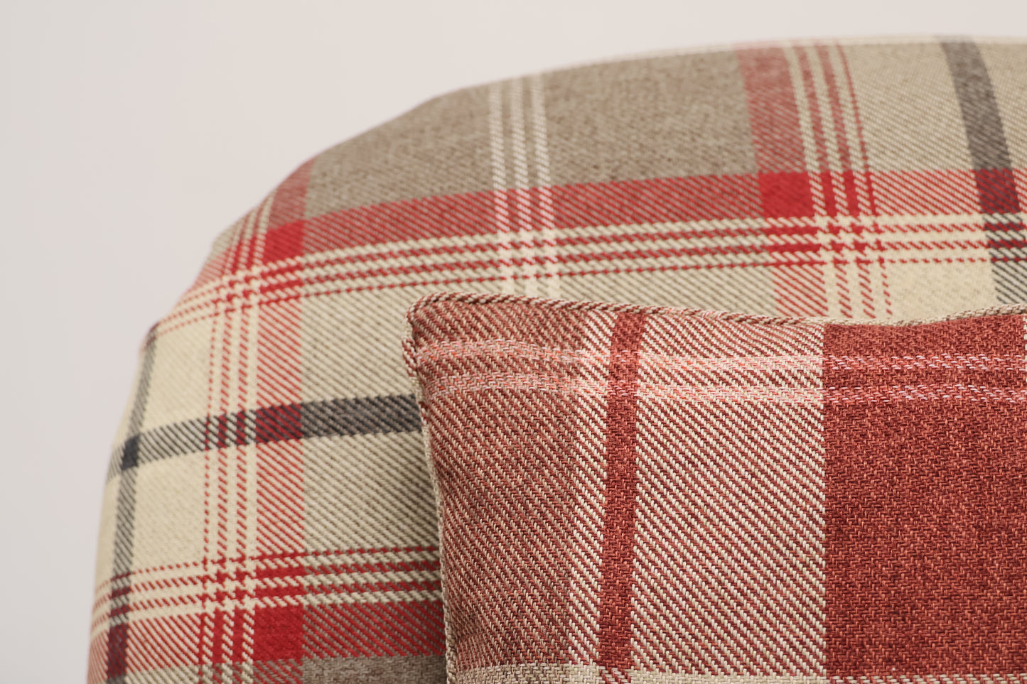 Armchair with 'Balmoral Check Pattern'