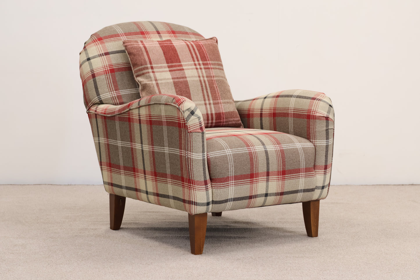 Armchair with 'Balmoral Check Pattern'