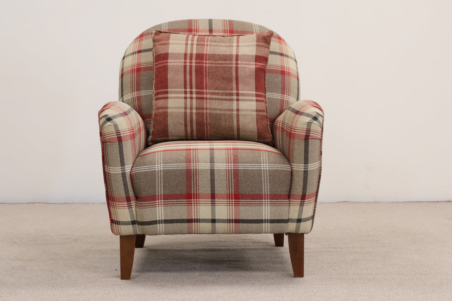 Armchair with 'Balmoral Check Pattern'