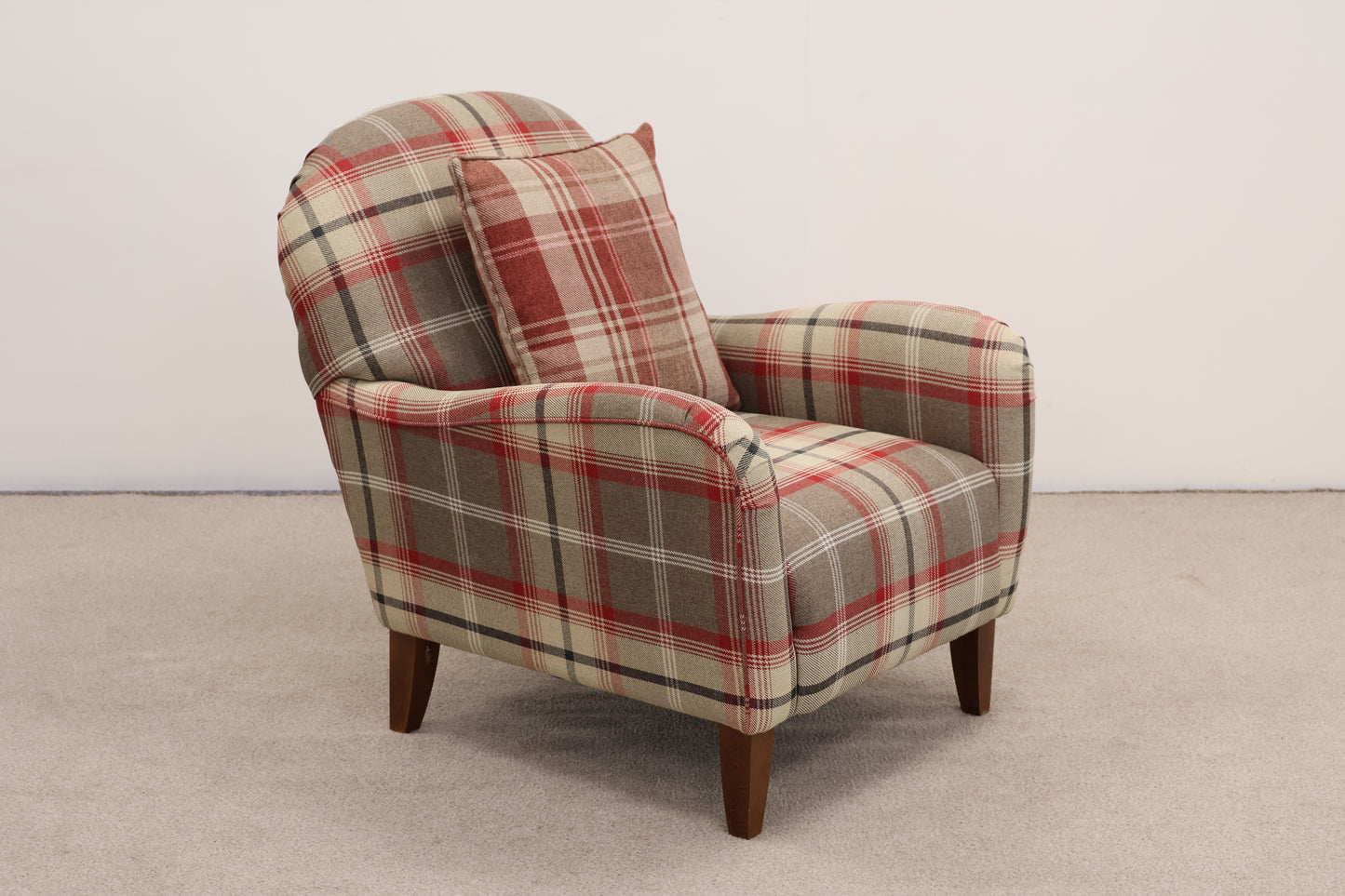 Armchair with 'Balmoral Check Pattern'