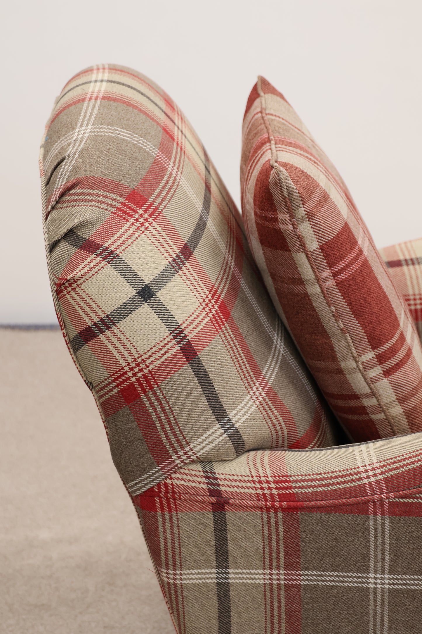Armchair with 'Balmoral Check Pattern'