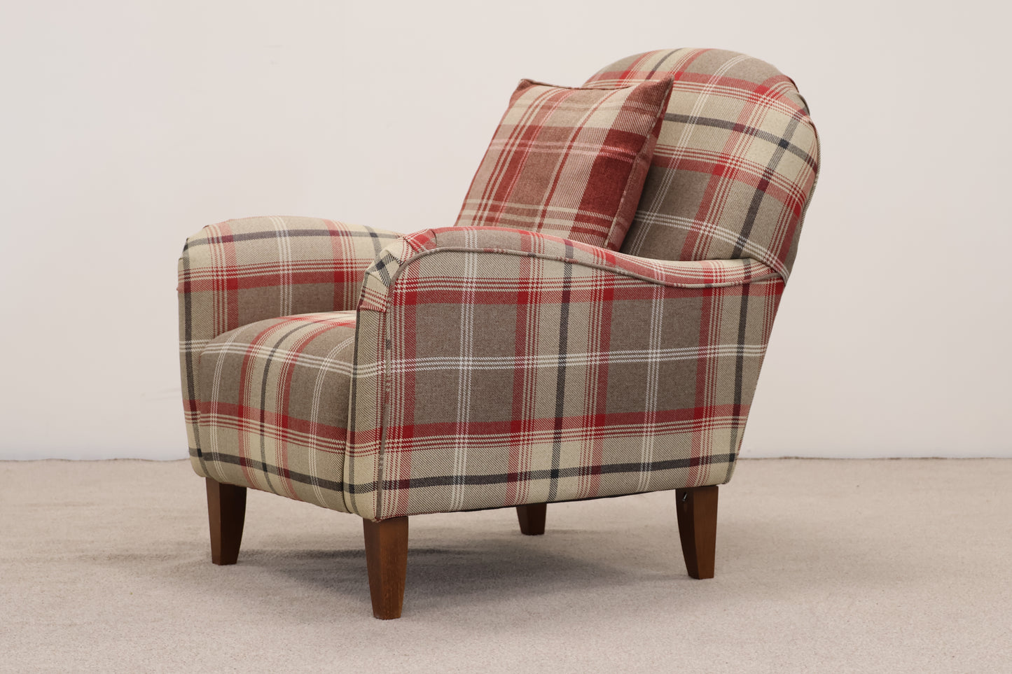 Armchair with 'Balmoral Check Pattern'