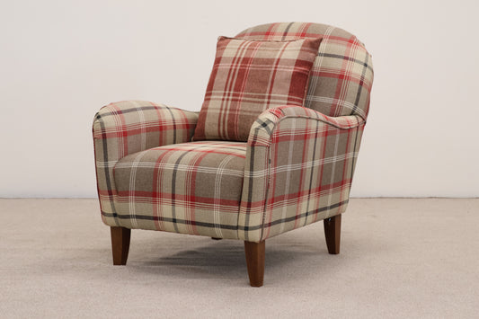 Armchair with 'Balmoral Check Pattern'