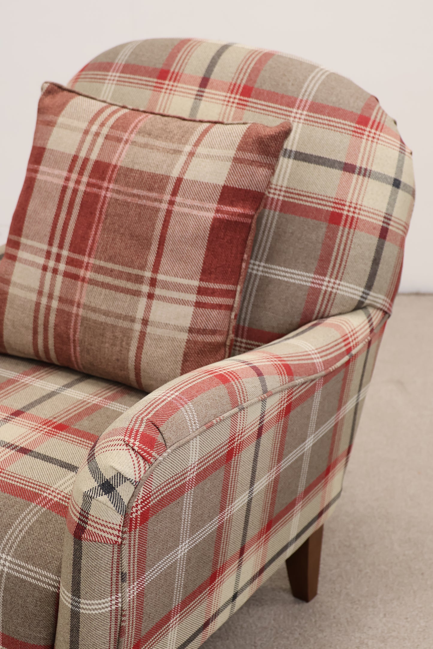 Armchair with 'Balmoral Check Pattern'
