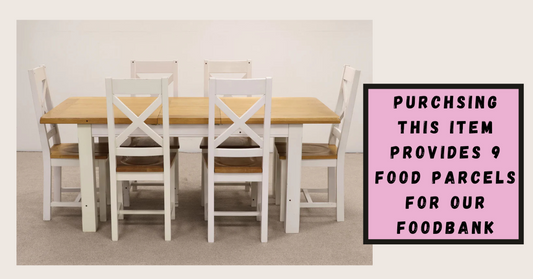 Oak Dining Table and Six Chairs