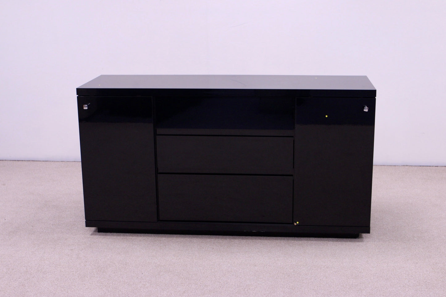 High Gloss Black Sideboard