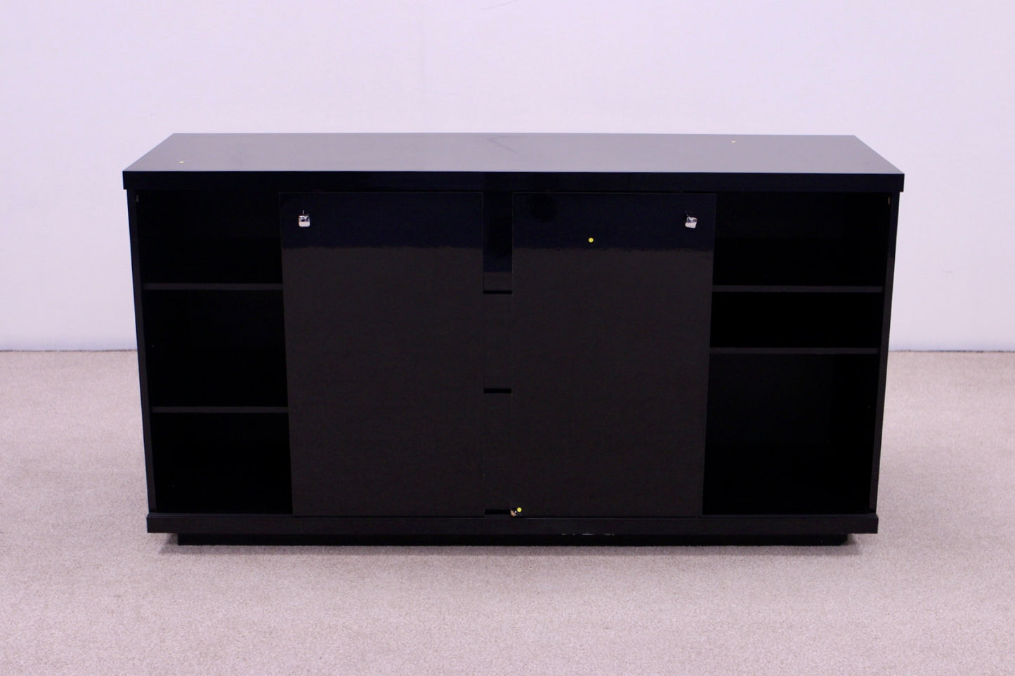 High Gloss Black Sideboard