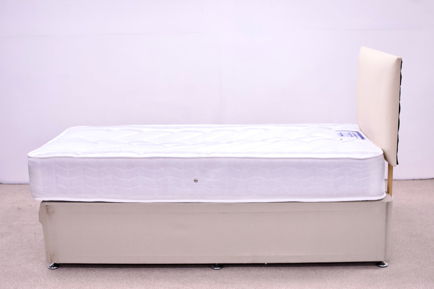 Single Bed with Mattress and Storage