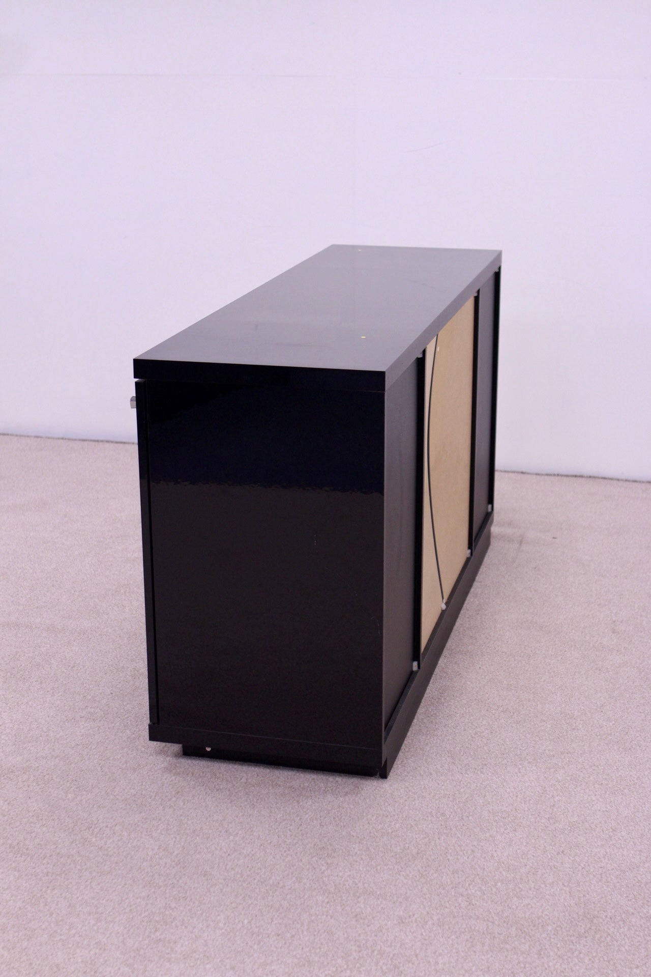 High Gloss Black Sideboard