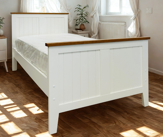 Single Bed & Sanitised Mattress by Gillies