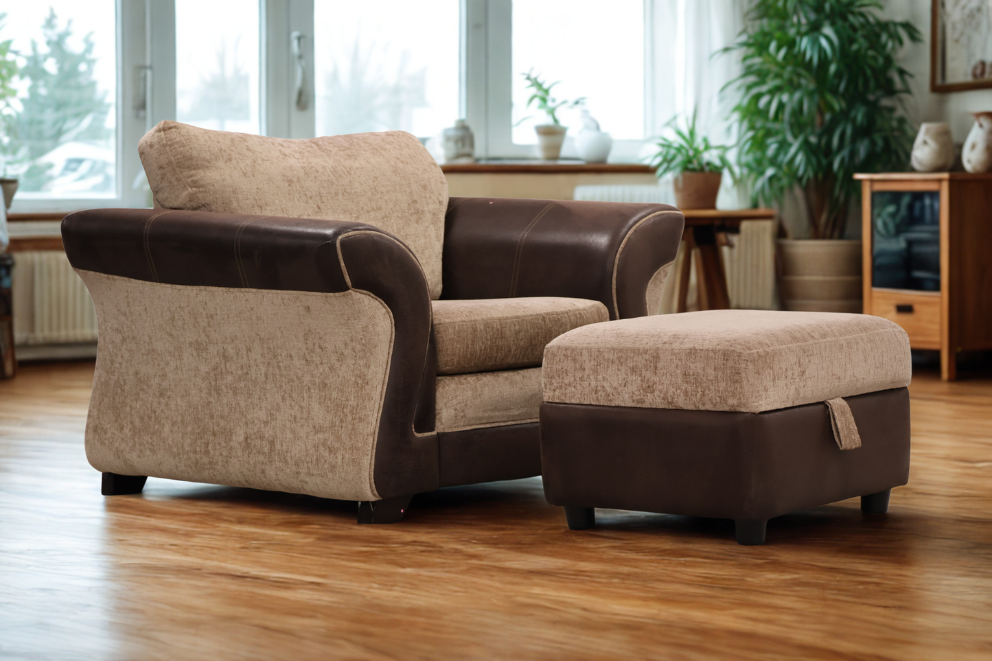 Armchair & Footstool