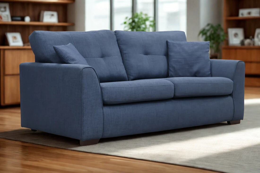 Two Seater Sofa in Blue