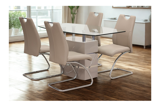 Contemporary Dining Table and Chairs