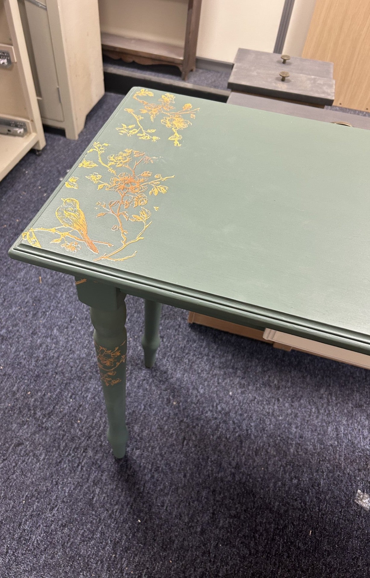 Woodland Themed Console Table by UPCYCLEinc