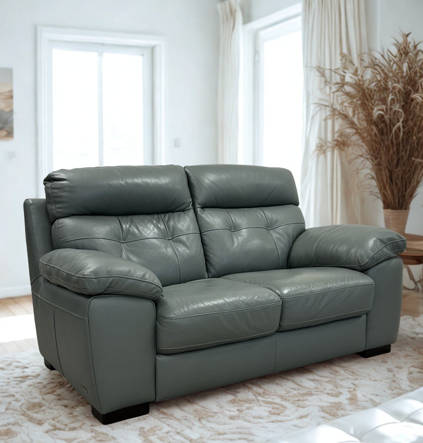 Two Seater Leather Sofa by Violino