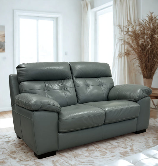 Two Seater Leather Sofa by Violino