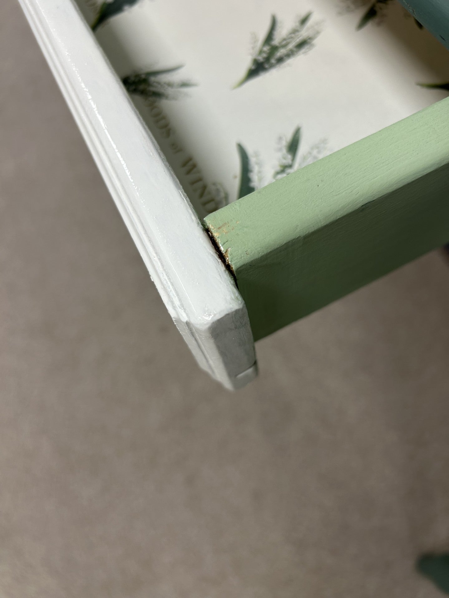 Woodland Themed Console Table by UPCYCLEinc