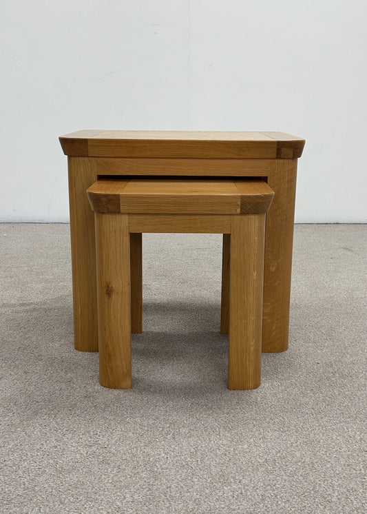 Nest of Oak Tables